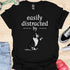 Easily distracted by bulldogs - V10 - Cute Sitting Paw T-Shirt